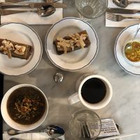 Vegan options from the breakfast tapas   at Holybelly 19 in Paris