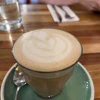 Chai latte with oat milkk  at Holybelly 19 in Paris