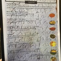 Full page of Vegetarian Food   at Bole Ethiopian Restaurant in Portland