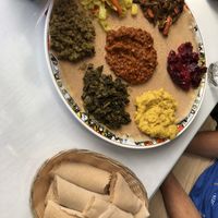 Combination plate   at Bole Ethiopian Restaurant in Portland