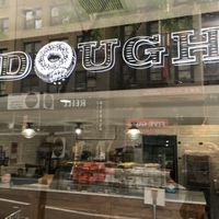 Front entrance at Dough Doughnuts - Rockefeller in New York City