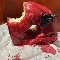 Hibiscus doughnut   at Dough Doughnuts - Rockefeller in New York City