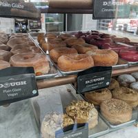 vegan flavours at Dough Doughnuts - Rockefeller in New York City