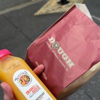 Doughnut is in the bag!   at Dough Doughnuts - Rockefeller in New York City
