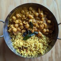 Dal Bowl (with chickpea masala) at The Sudra in Beaverton