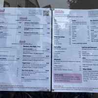 Menu 27/05/2024  at The Cheeky Vegan in Exeter