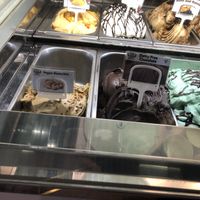 Vegan flavors   at Miele's Gelateria in Drumnadrochit