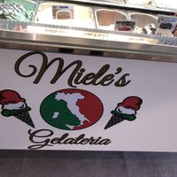 Ice cream parlor next to the souvenir shop inside of the hotel   at Miele's Gelateria in Drumnadrochit