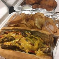 Vegan Cheesesteak and Donut Twists at Johnny Rads in Baltimore