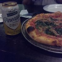 Vegan Templeton pizza (cheeseless) at Johnny Rads in Baltimore