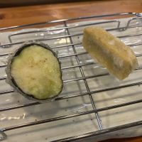 Vegan Tempura. at Tempura Rakuten in Hitoyoshi