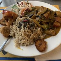 Jamaican plate at TerraZen Centre in Amsterdam