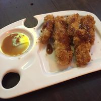 Spring rolls, tasted fantastic  at TerraZen Centre in Amsterdam