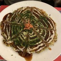 Vegan okonomiyaki  at TerraZen Centre in Amsterdam