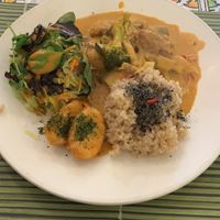 Jamaican platter   at TerraZen Centre in Amsterdam