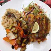 Vegan plate. Excellent. at TerraZen Centre in Amsterdam