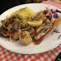 "Vegan plate”  at TerraZen Centre in Amsterdam