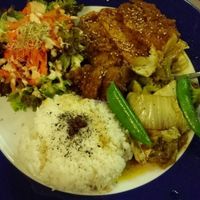 vegan plate at TerraZen Centre in Amsterdam