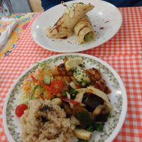 Lady Plate and Roti Wrap at TerraZen Centre in Amsterdam