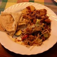 Vegan chicken was delicious at TerraZen Centre in Amsterdam