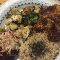 vegan plate at TerraZen Centre in Amsterdam