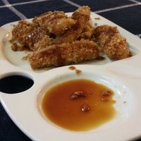 Amazing spring rolls! at TerraZen Centre in Amsterdam