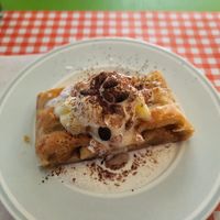 Apple pie at TerraZen Centre in Amsterdam