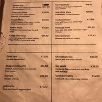 Hoofdgerechten  at TerraZen Centre in Amsterdam