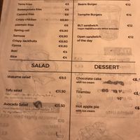 Burgers, extra’s etc.  at TerraZen Centre in Amsterdam