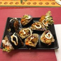 Vegan Sushis  at TerraZen Centre in Amsterdam