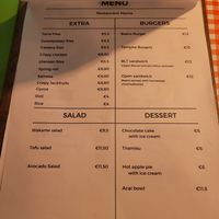 Menu 03/2024 at TerraZen Centre in Amsterdam