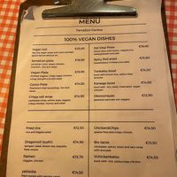 Menu 29/03/24 (1/3)  at TerraZen Centre in Amsterdam