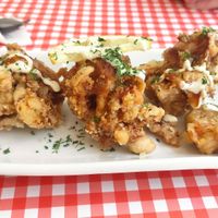 Crispy jackfruit at TerraZen Centre in Amsterdam