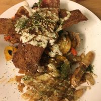 THEE burger best burger I’ve ever had  at TerraZen Centre in Amsterdam