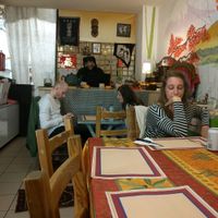 From the big shared table at TerraZen Centre in Amsterdam