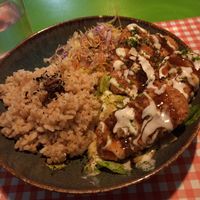 The tempeh, rice and salad dish was yummy. at TerraZen Centre in Amsterdam