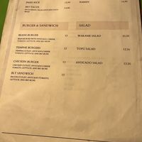 Menu 2  at TerraZen Centre in Amsterdam