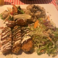 Vegan plate   at TerraZen Centre in Amsterdam