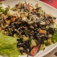 Seaweed salad. Taste like prawn cocktails in sauce at TerraZen Centre in Amsterdam