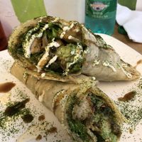 Roti chicken wrap - delicious!  at TerraZen Centre in Amsterdam
