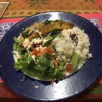 Jamaican plate at TerraZen Centre in Amsterdam
