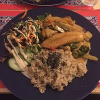 Curry goodness.  at TerraZen Centre in Amsterdam