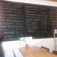 Menu at TerraZen Centre in Amsterdam