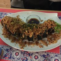 Sushi roll at TerraZen Centre in Amsterdam