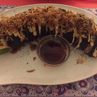 Tempeh sushi roll at TerraZen Centre in Amsterdam