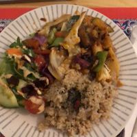 Sweet and sour chicken  at TerraZen Centre in Amsterdam