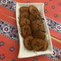 Plantain fries at TerraZen Centre in Amsterdam