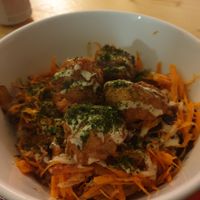 Chicken and rice at TerraZen Centre in Amsterdam