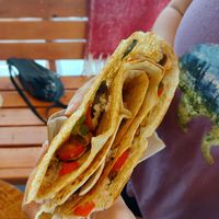 Vegan campfire caprese with mushrooms at Cup & Crêpe in Everett