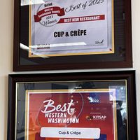   at Cup & Crêpe in Everett